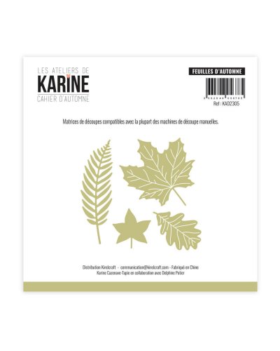 Les Ateliers de Karine - Dies Feuilles d'automne - Cahier d'automne
