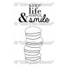 Tampon clear - Macarons gourmands - French Kiss | Mes P'tits Ciseaux