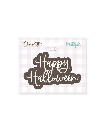 Mintopía - Embellissement Happy Halloween - Chocolate 