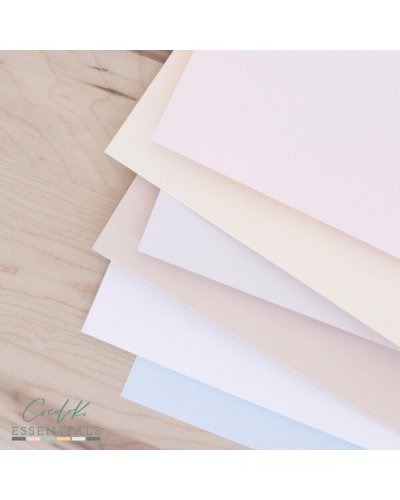 Cocoloko - Kit 12 papiers unis 30x30cm - Pastel Matt - Essentials