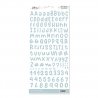 Autocollants alphabet - Bleu ciel - Baby M | Lora Bailora