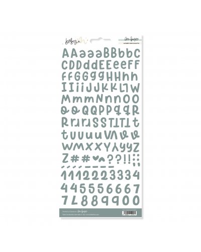 Autocollants alphabet - Eucaliptus - Baby M | Lora Bailora