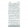 Autocollants alphabet - Eucaliptus - Baby M | Lora Bailora