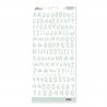 Autocollants alphabet - Mint - Baby M | Lora Bailora