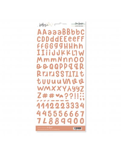 Autocollants alphabet - Pastèque - Baby M | Lora Bailora