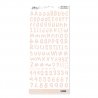 Autocollants alphabet - Rose - Baby M | Lora Bailora