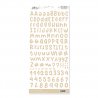 Autocollants alphabet - Beige - Baby M | Lora Bailora