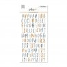 Autocollants alphabet puffy Bleu - Baby M | Lora Bailora