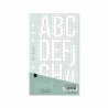 Pochoir broderie - Contour alphabet - Stitch it | Lora Bailora