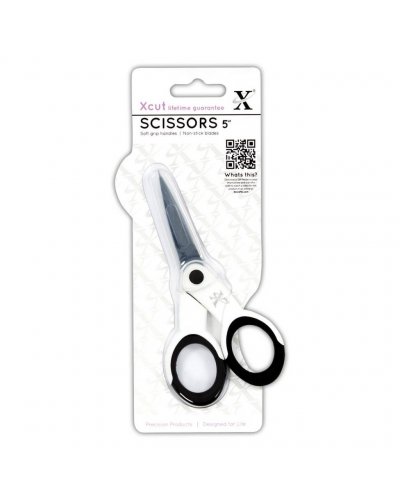Xcut - Ciseaux 13cm SoftGrip anti-adhérent