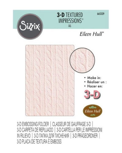 Sizzix - Classeur de gaufrage - Sweater de Eileen Hull 