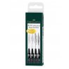 Feutres Pitt Artist Pen - Noir (4pcs) | Faber Castell