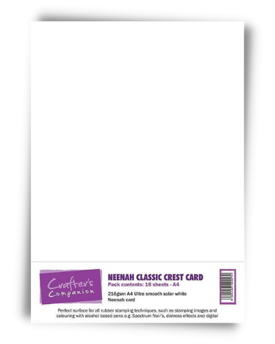 Neenah Classic Crest - A4 Card Pack Solar White