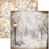 Papier 30x30 - The first fall of snow - Snow and the city | Ciao Bella