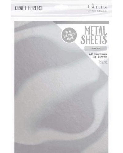 Craft Perfect - Metal Sheet - Silver Foil