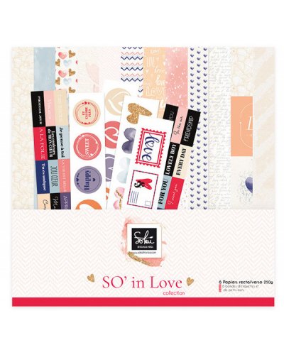 Sokai - Kit papiers 30x30cm - So'in love
