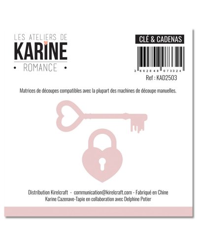 Les Ateliers de Karine - Dies Clé & Cadenas - Romance
