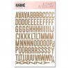Autocollants Alphabet - Rose gold - Romance | Les Ateliers de Karine