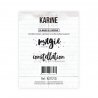 Tampon clear - La magie de l'instant - Carte Blanche | Les Ateliers de Karine