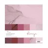 Kit papiers 30x30 Faux-unis - Rouge de Lacquered World | RitaRita