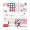 Bloc papiers 30x30 - Rouge de Lacquered World | RitaRita