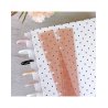 Guide de reliure XL - Rose translucide - Kit4planner | RitaRita