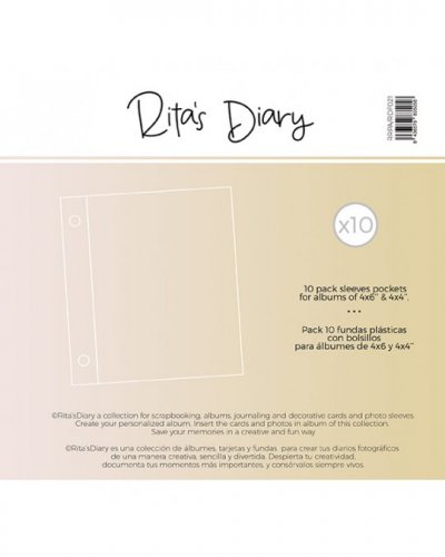 Pochettes 7,5x10 Rita´s Diary - 1 compartiment | RitaRita