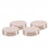 Lot 12 aimants extra forts Ø12x1mm