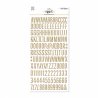 Autocollants alphabet puffy Doré - Un nuevo abril | Lora Bailora