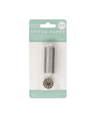 We R Makers - Fil à coudre - Gris argenté - Stitch Happy