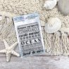 Tampon clear A7 - Texte Bonnes vacances - Nautique | Chou & Flowers