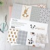 Bloc papiers 30x30 - Panda Bleu | RitaRita
