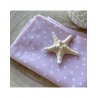 Coupon de tissu - Rose plumetis blanc - Playa o Piscina | Alúa Cid