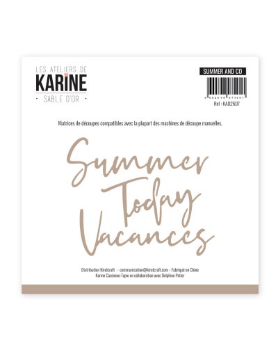Les ateliers de Karine - Dies Summer and Co - Sable d'or