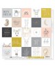 Les ateliers de Karine - Kit papiers 30x30cm - Hey Baby