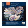 Papier aquarelle 30x30 - Smooth Black 300g - 5pcs | Florence