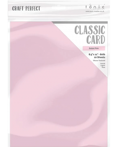 Craft Perfect - Classic Card - Ballet Pink
