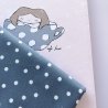 Coupon de tissu - Bleu - LQY+Q | Alúa Cid