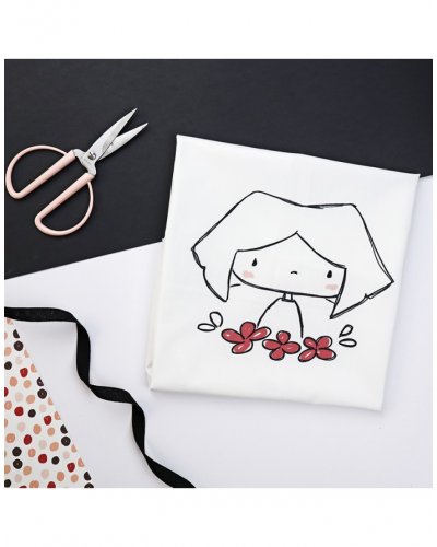 Pan de tissu - Fleurs de mars - LQY+Q | Alúa Cid