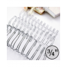 Spirales 3/4" - Argenté | RitaRita