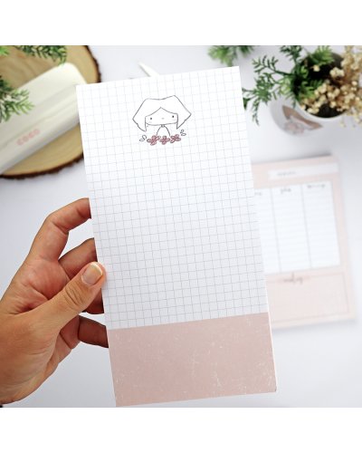 Alúa Cid - Bloc notes DL - Fleurs de mars - LQY+Q