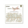 Die-cuts calque - Gold - Postcards | Lora Bailora