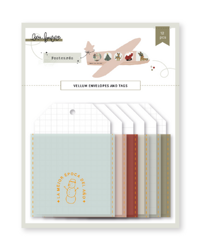 Enveloppes calque & Tags - Postcards | Lora Bailora