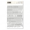 Autocollants Alphabet - Gris - Une pause FIKA | Les Ateliers de Karine