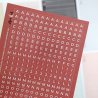 Alphabet mini Rita's Diary - Cerise | RitaRita