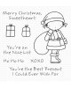 Tampon clear - Christmas Sweetheart | My Favorite Things