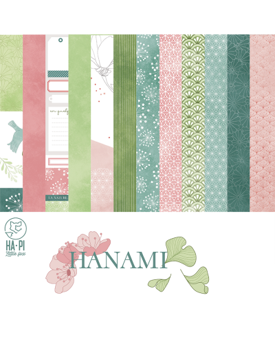 Ha.Pi Little Fox - Kit Papiers 30x30cm - Hanami