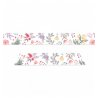Washi tape - Floral - Chibi en el bosque de Paraes | Mintopía