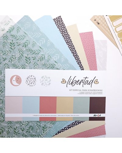 Kit papiers Spéciaux 30x30 - Libertad | Alúa Cid