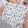 Panneau de tissu 50x140 - Fleurs roses - Libertad | Alúa Cid